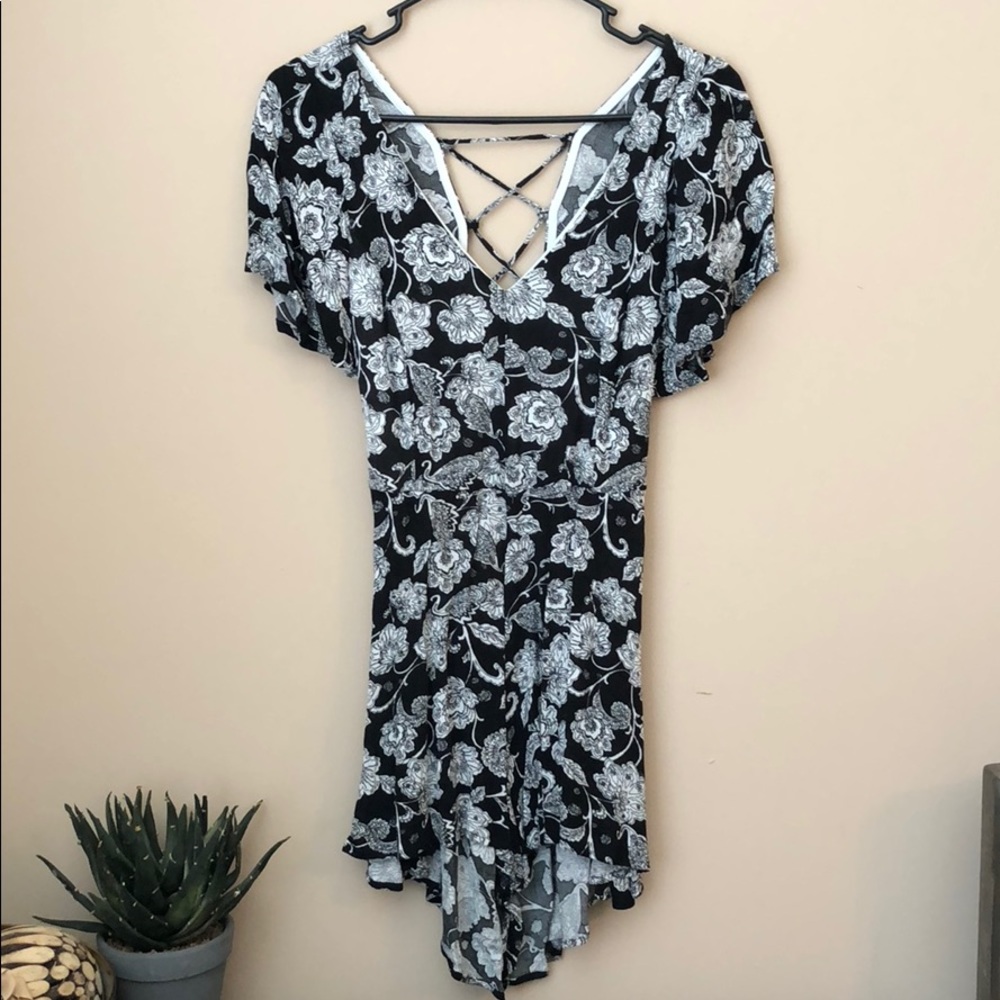 Black/White Romper